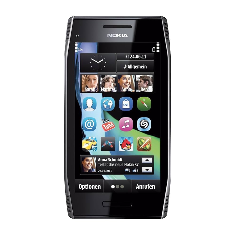 スマートフォン本体 Nokia x7 00 Nokia X7-00 (Dark Steel) : Amazon.in: Electronics
